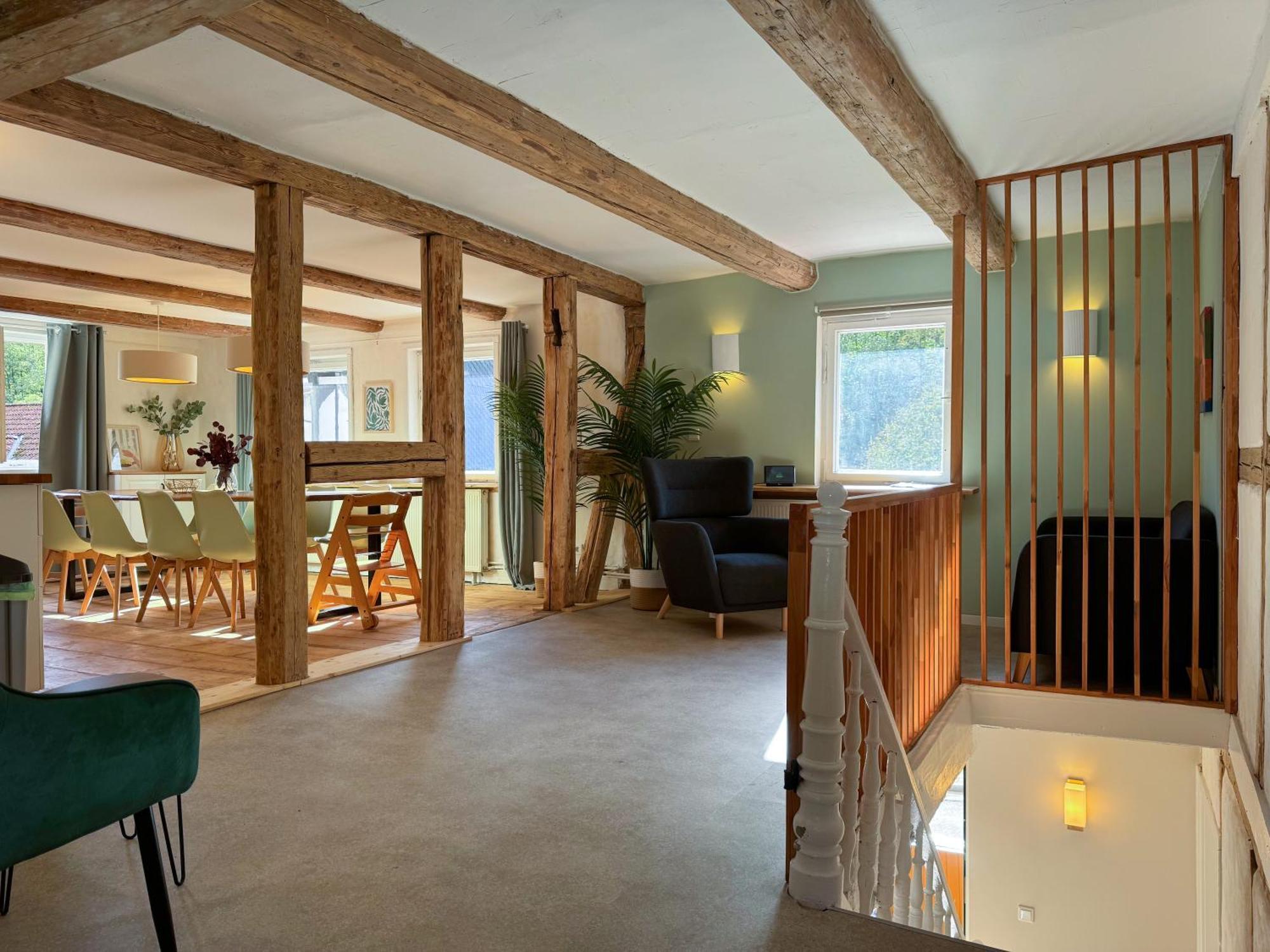 Haus Ludwig - Saniertes Fachwerkhaus Im Harz - 12 Personen Villa Thale Kültér fotó