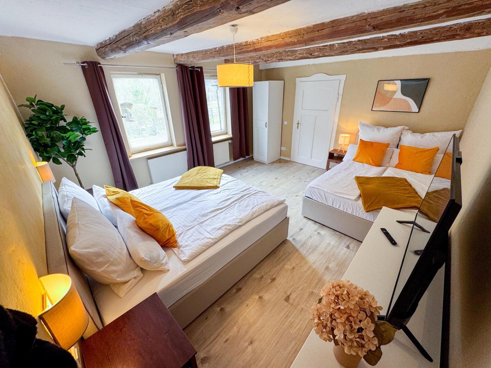 Haus Ludwig - Saniertes Fachwerkhaus Im Harz - 12 Personen Villa Thale Kültér fotó
